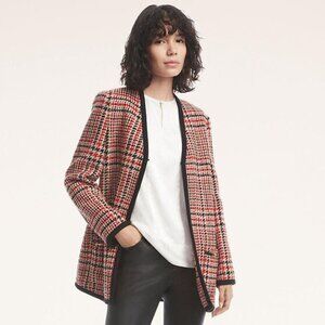 Brooks Brothers Wool Blend Tartan Cardigan Tunic - Size 4